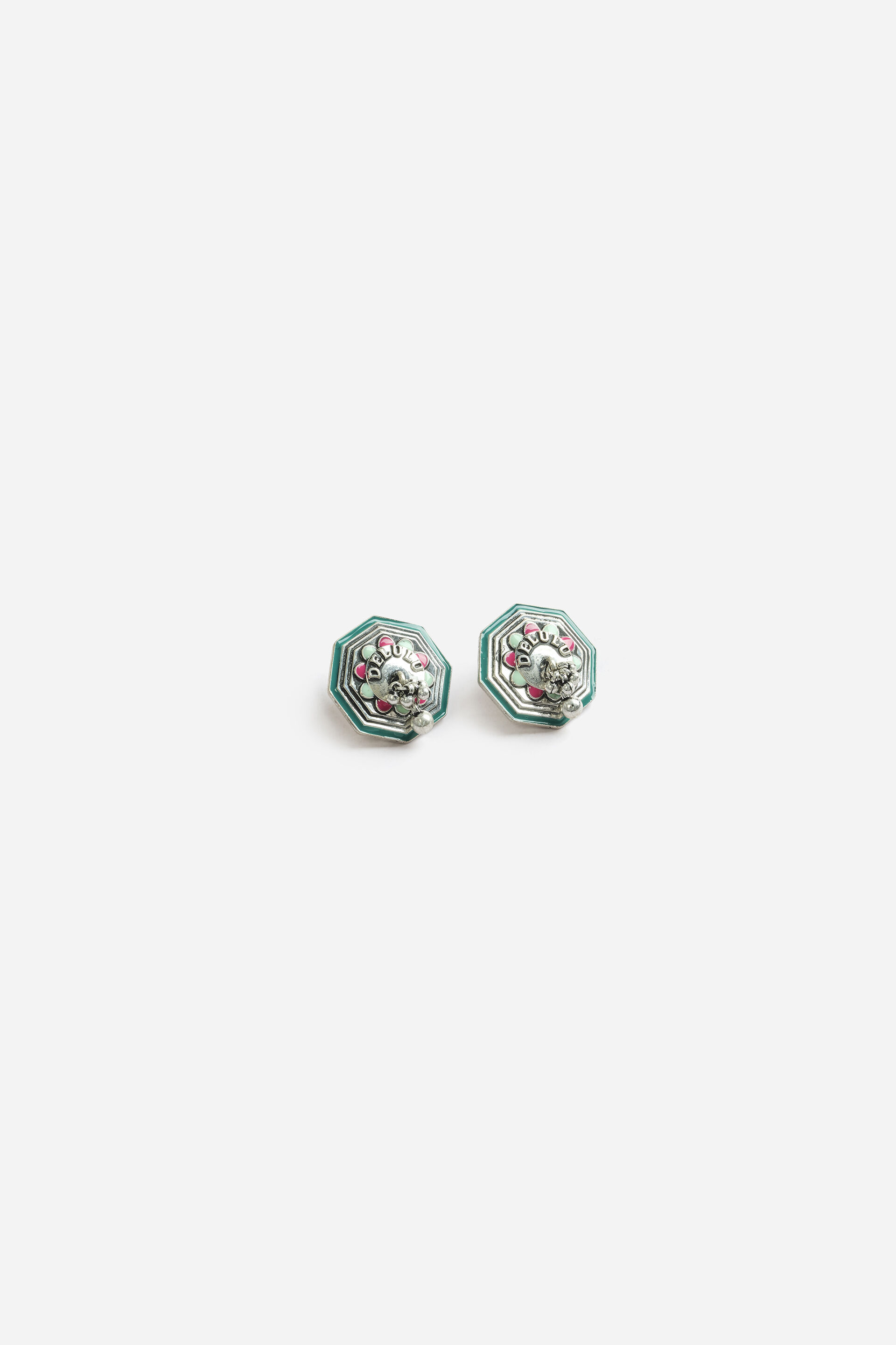 Delulu Octagonal Stud Earrings, , image 3